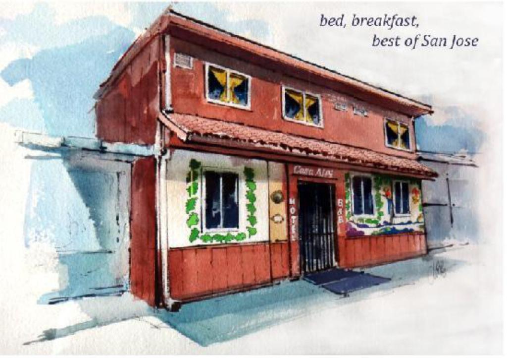 Casa Alfi Bed and Breakfast San José Esterno foto